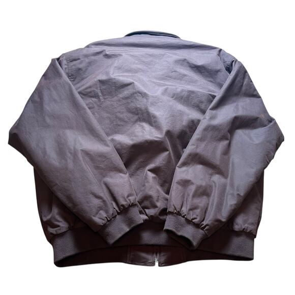 Vintage Polo Ralph Lauren Men’s XL Jacket Cotton Bomber Brown Tartan Green Pony - Picture 3 of 8